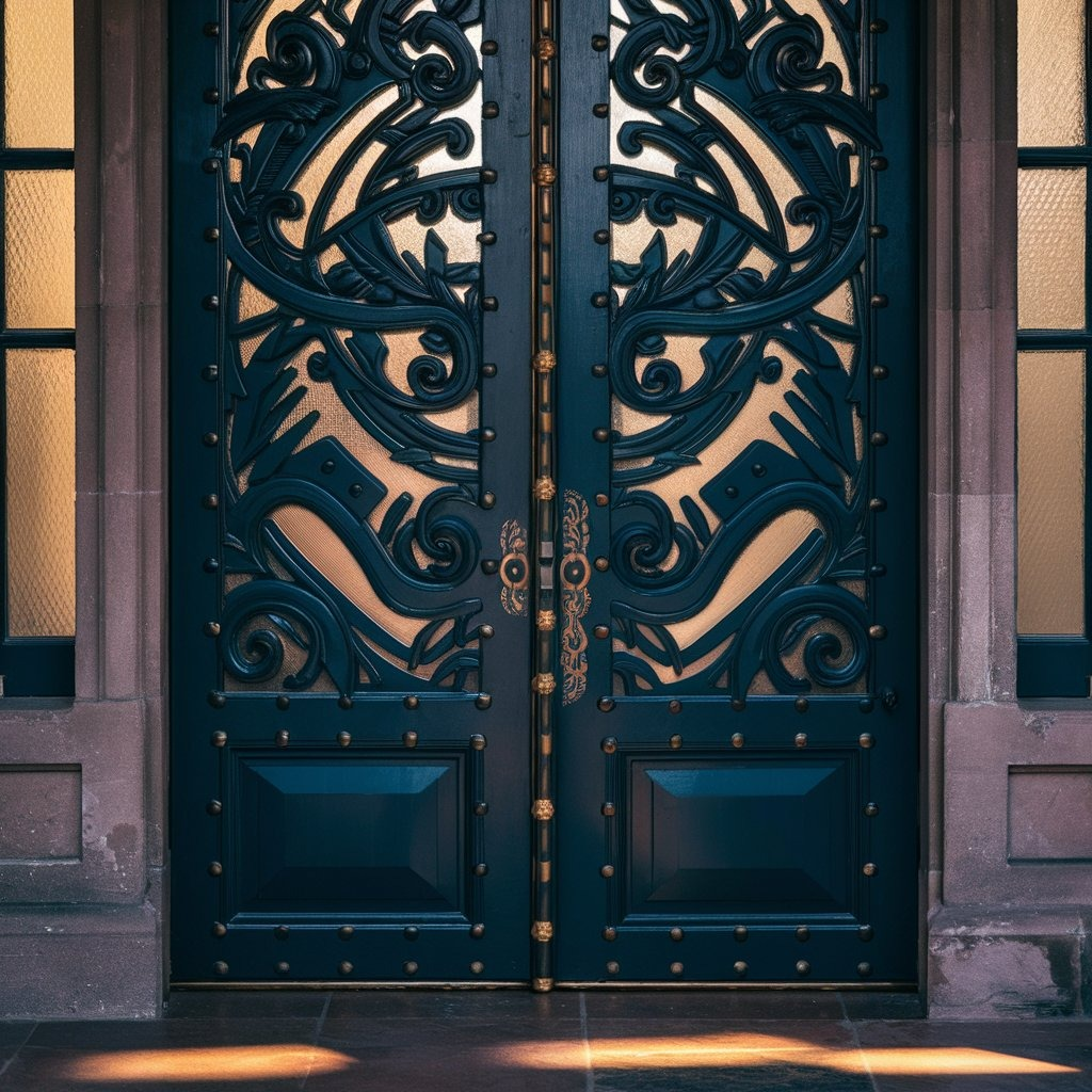 Spanish-Style Iron Doors