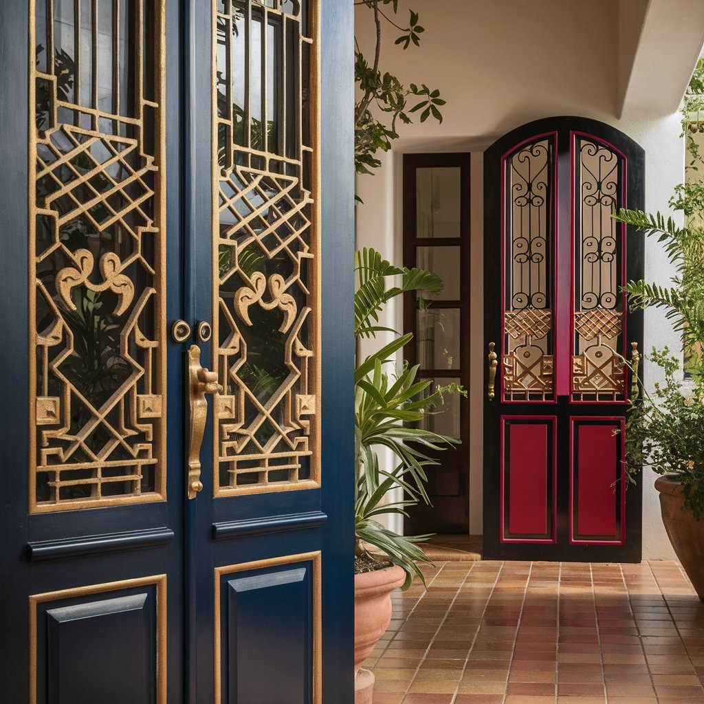 Spanish-Style Iron Doors