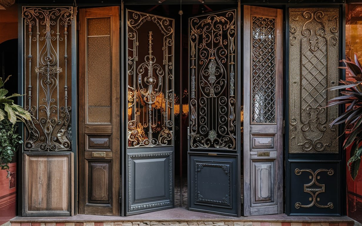 Spanish-Style Iron Doors