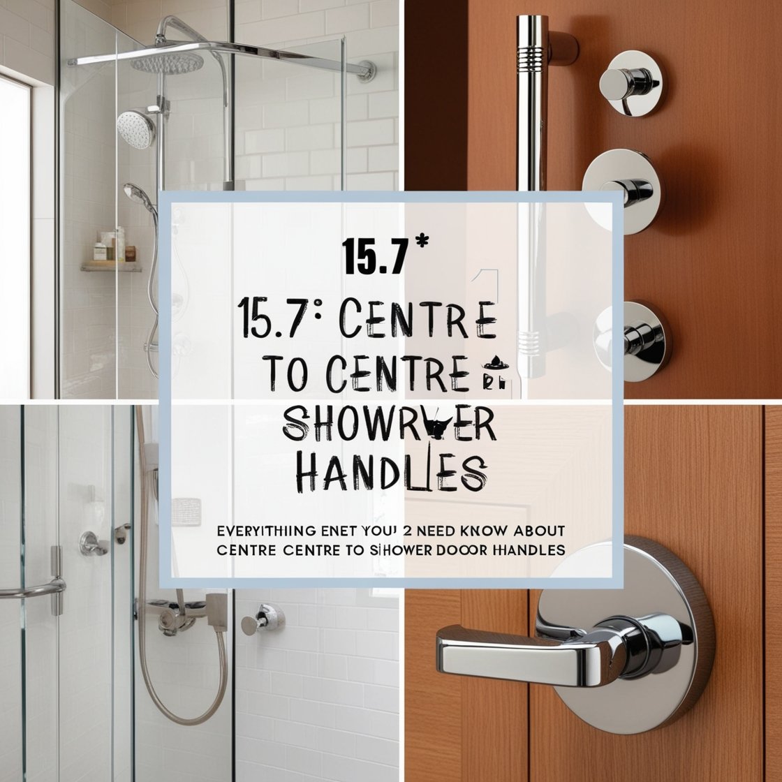 15.7: centre to centre shower door handles