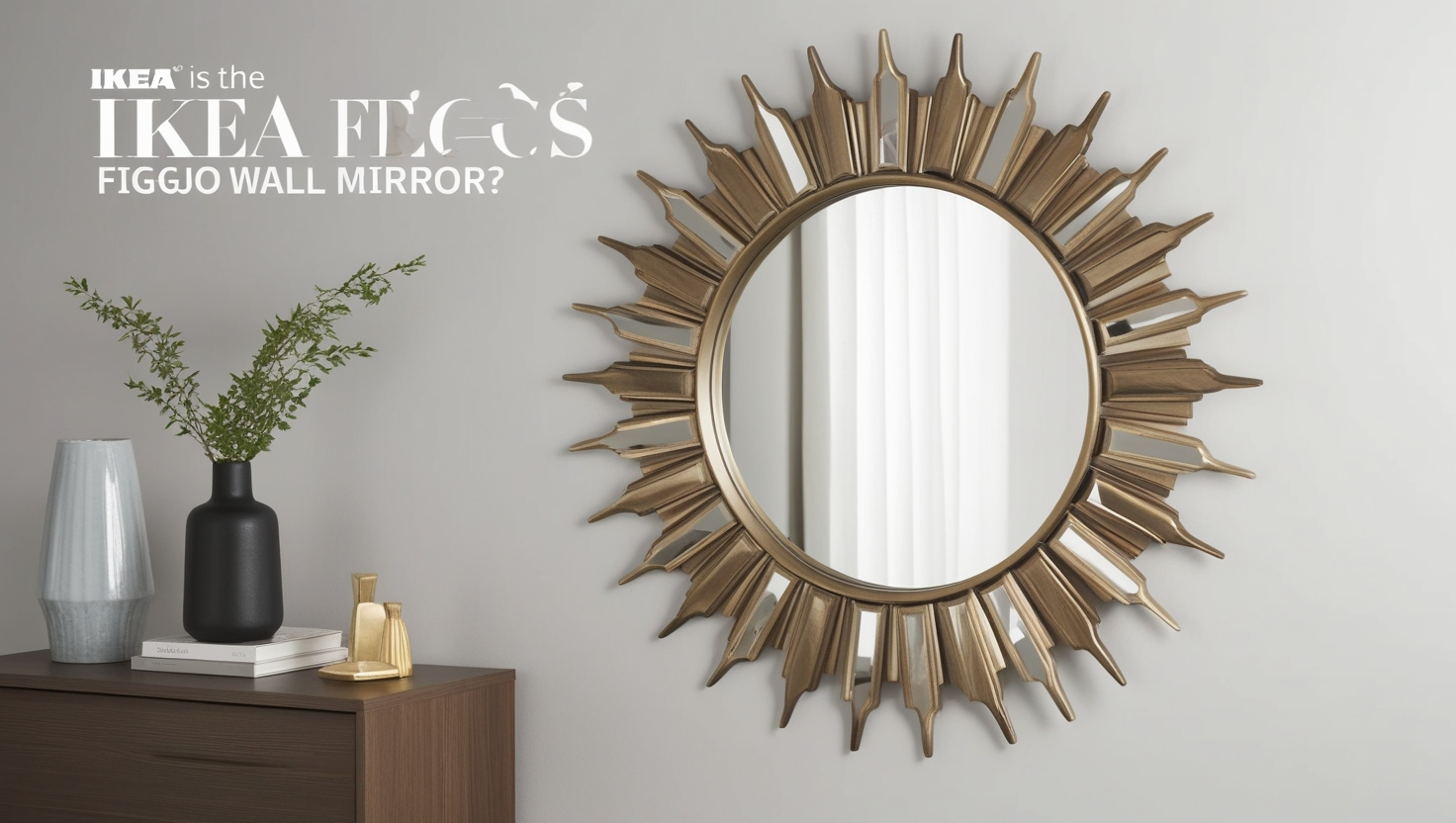 IKEA Sunburst Figgjo Wall Mirror