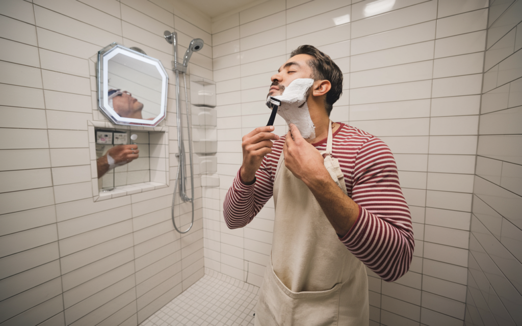 shower shaving mirror