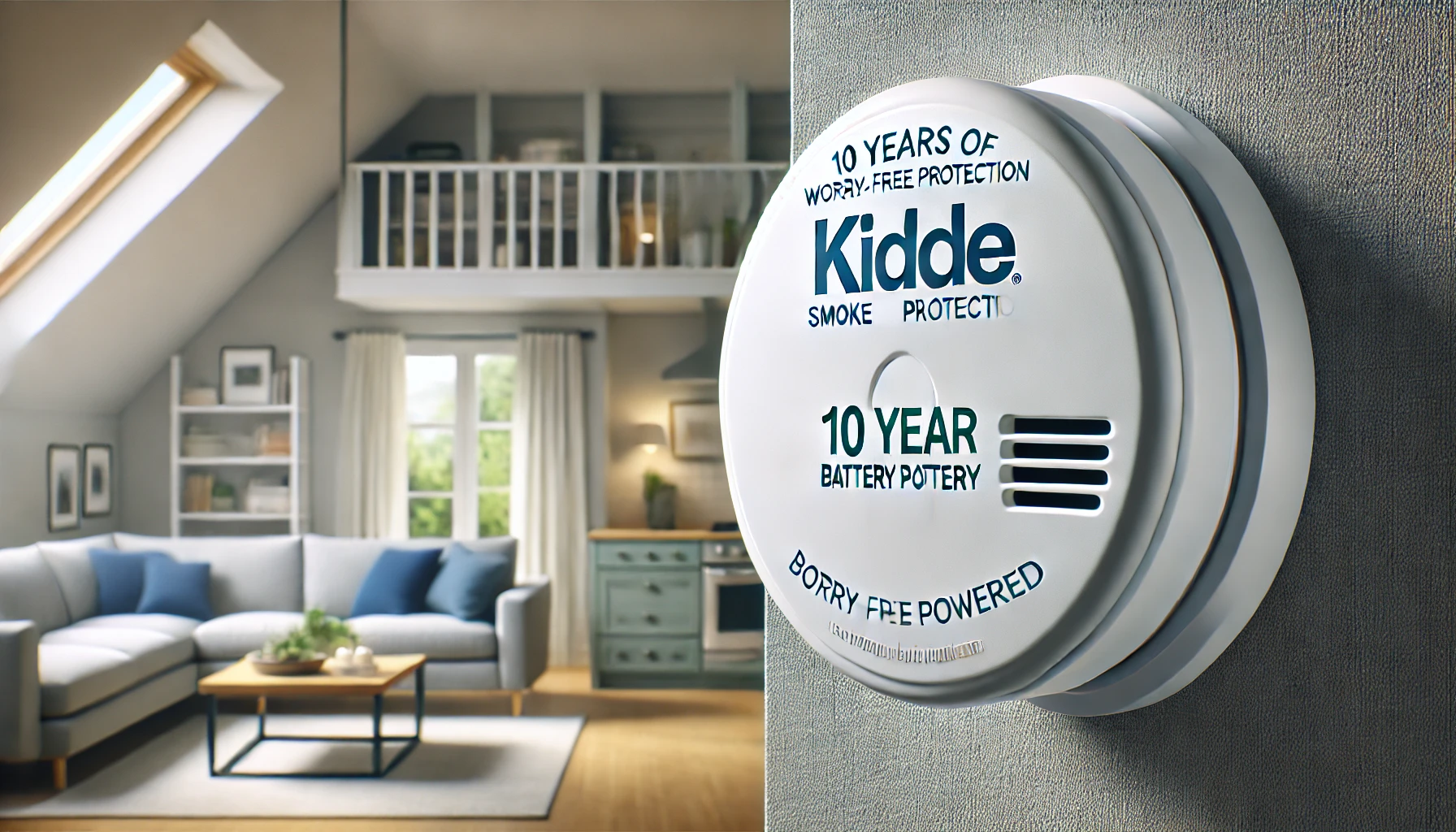 Kidde Smoke Alarm 10-Year Battery Powered 1 Pack