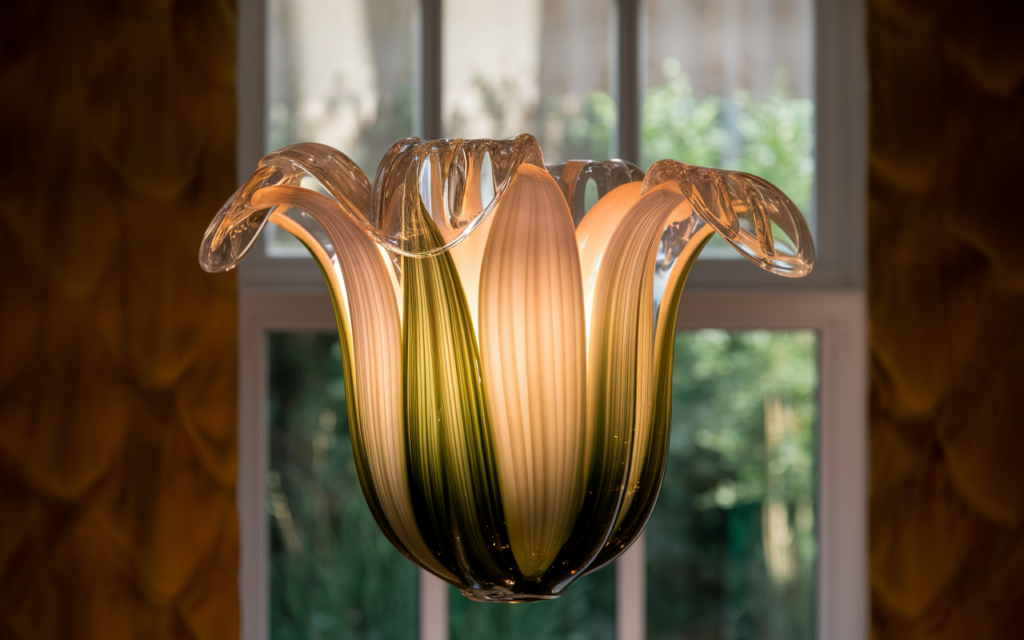 Michael Stanek handblown glass vase