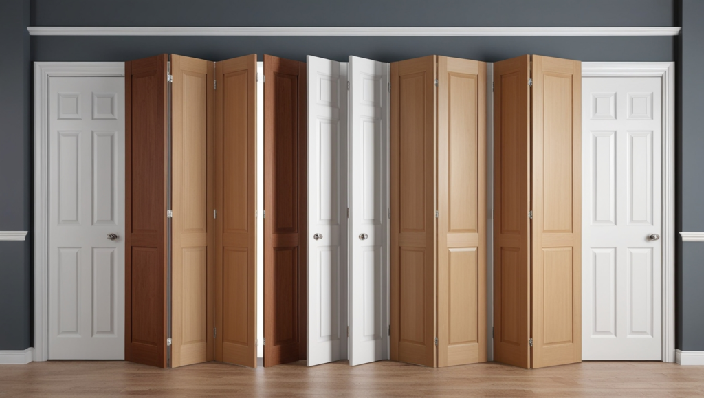 96w x 80h Solid Bi-Fold Closet Doors