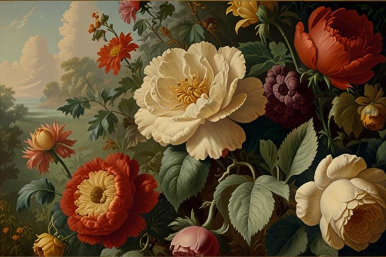 M. Aumonier Floral Panel