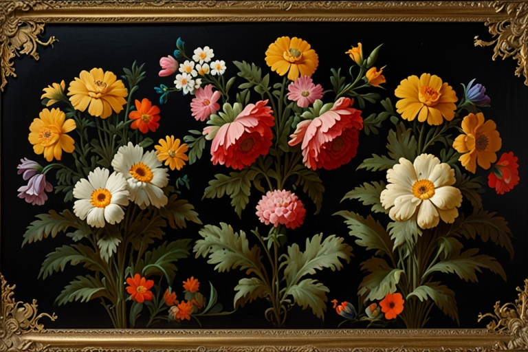 M. Aumonier Floral Panel