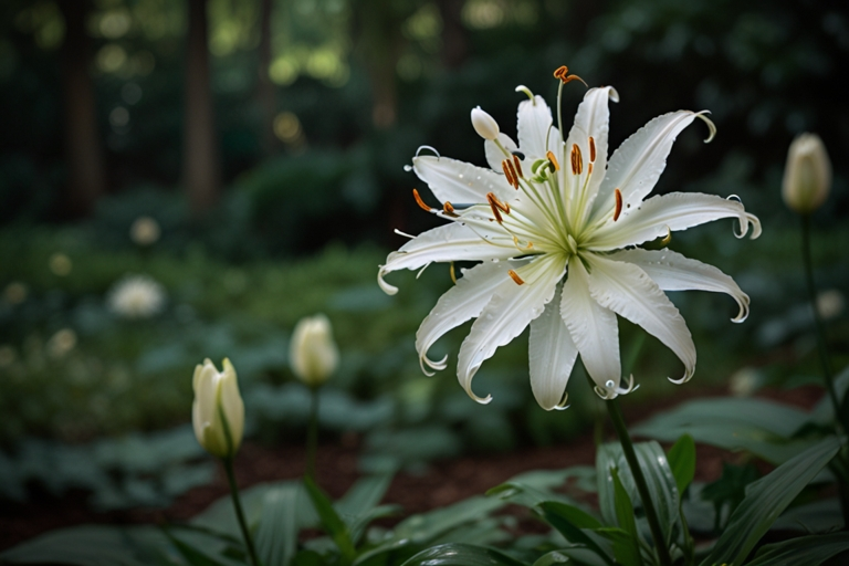 White Spider Lily