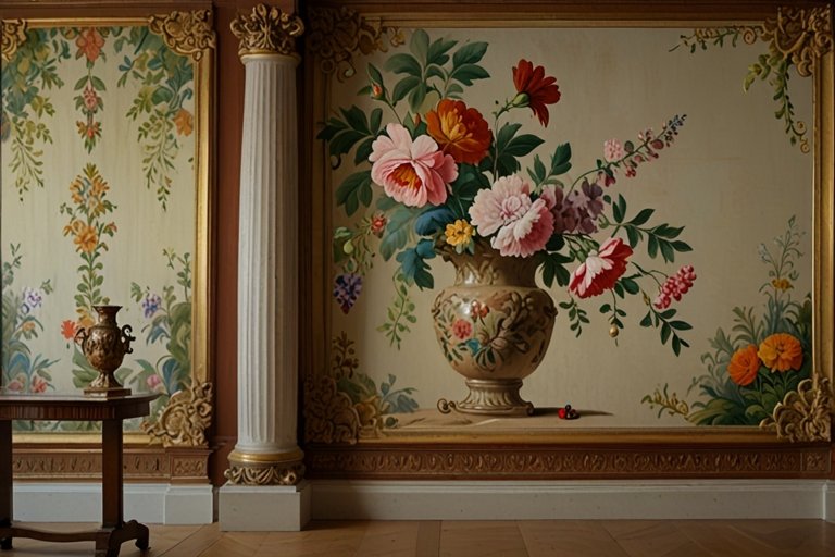 M. Aumonier Floral Panel