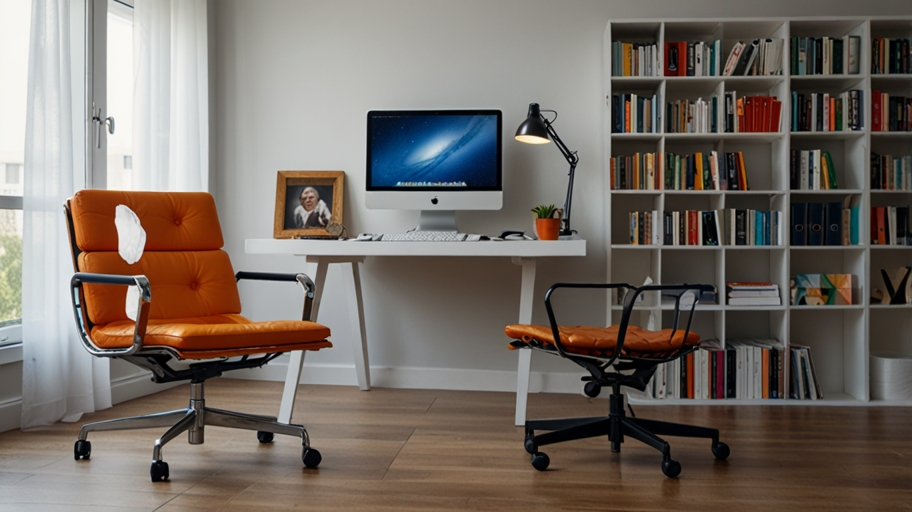 Computer chair art and self-sufficiency