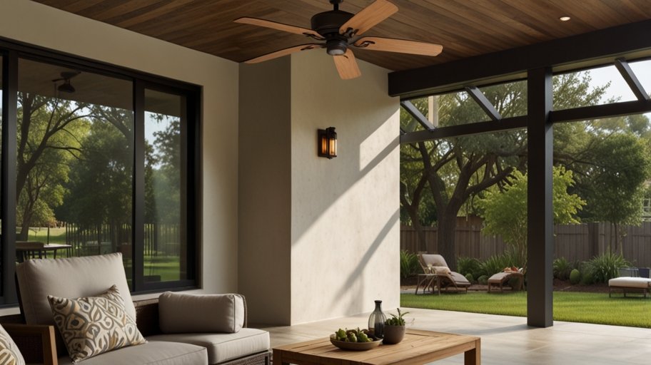 Outdoor ceiling fans