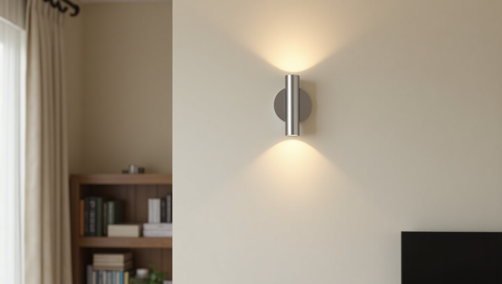 Battery-operated wall sconces