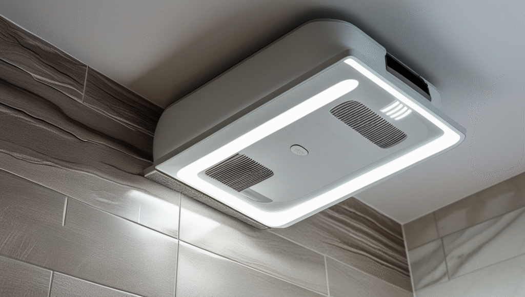bathroom exhaust fan with light