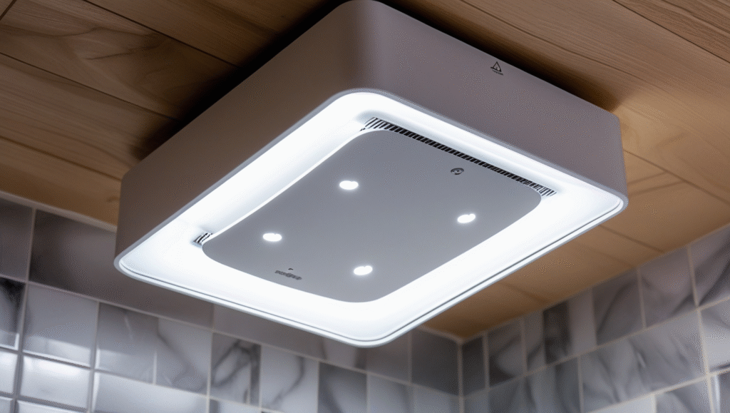 bathroom exhaust fan with light